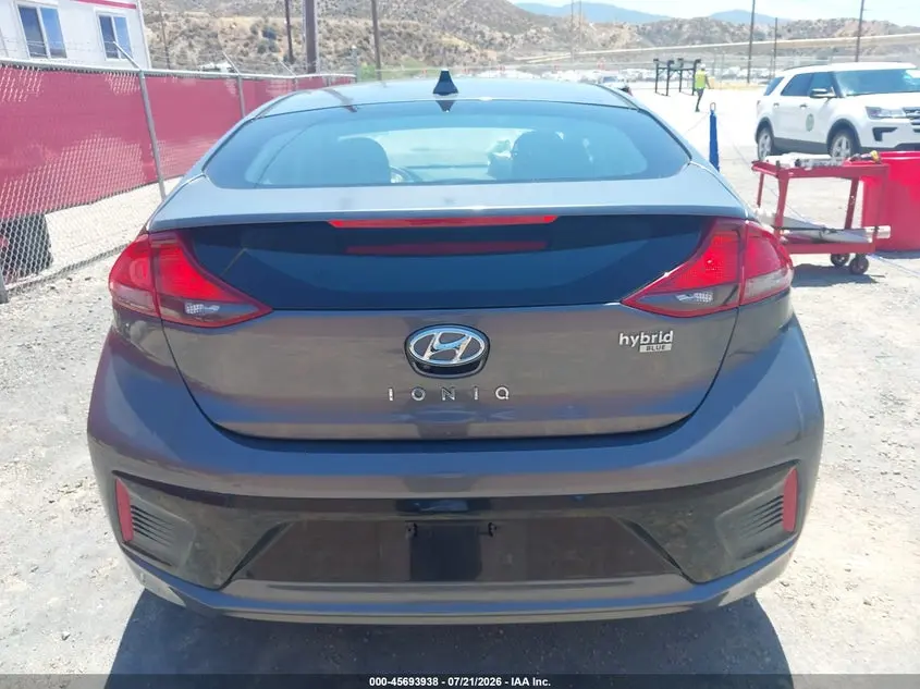 2018 HYUNDAI IONIQ HYBRID BLUE