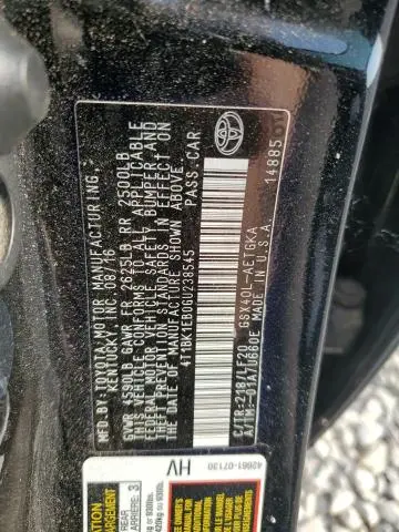 2016 TOYOTA AVALON XLE  