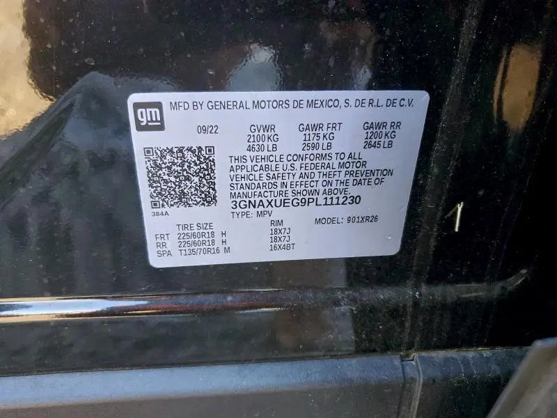 2023 CHEVROLET EQUINOX LT  