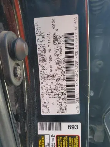 2014 TOYOTA TACOMA DOUBLE CAB LONG BED  