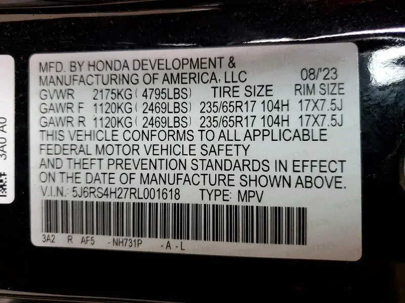 2024 HONDA CR-V LX  