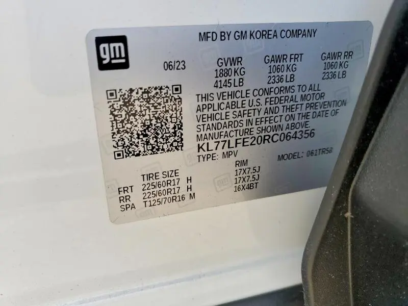 2024 CHEVROLET TRAX   