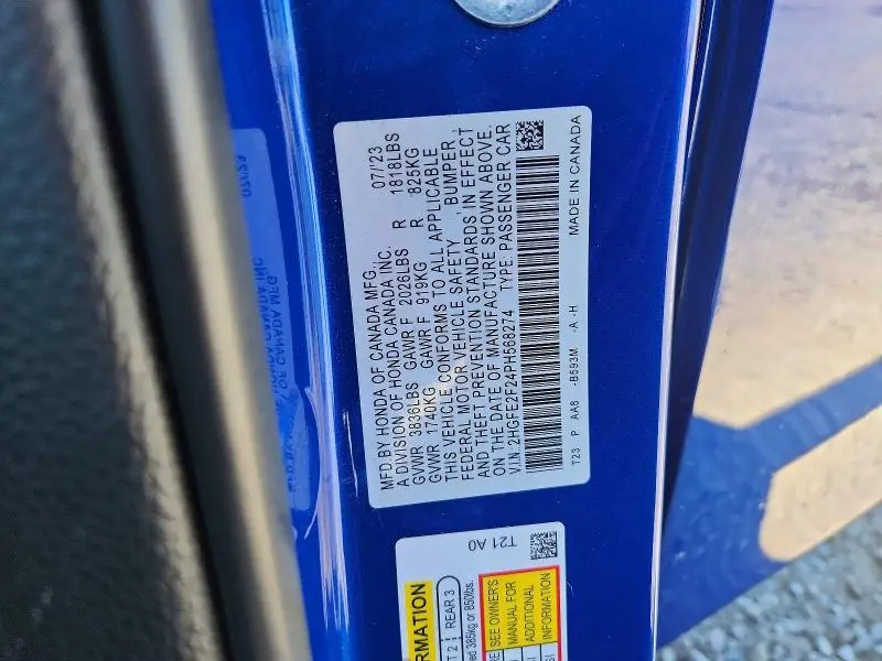 2023 HONDA CIVIC LX  