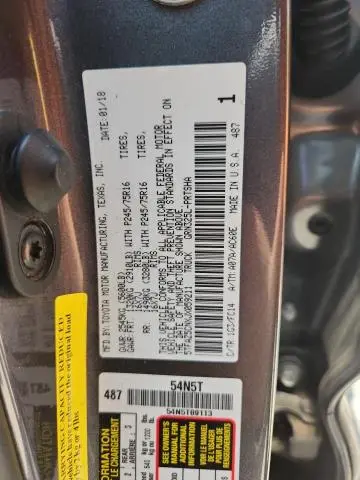 2018 TOYOTA TACOMA DOUBLE CAB  