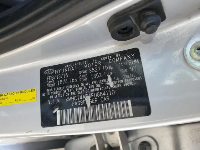 2015 HYUNDAI ACCENT GLS  
