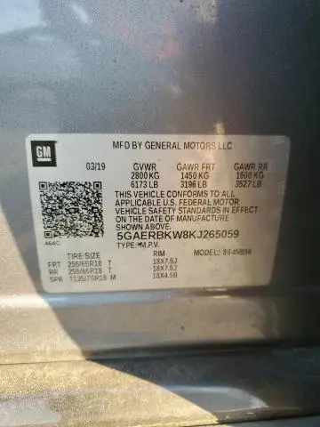 2019 BUICK ENCLAVE ESSENCE