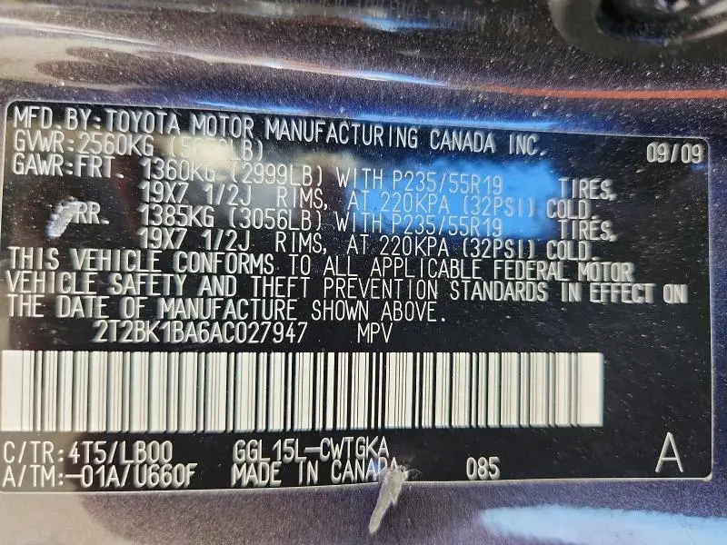 2010 LEXUS RX 350  