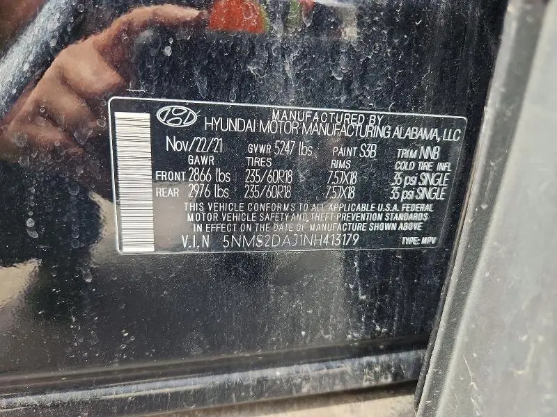 2022 HYUNDAI SANTA FE SEL  