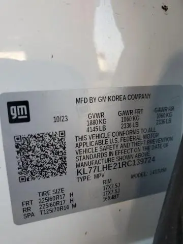 2024 CHEVROLET TRAX 1LT  