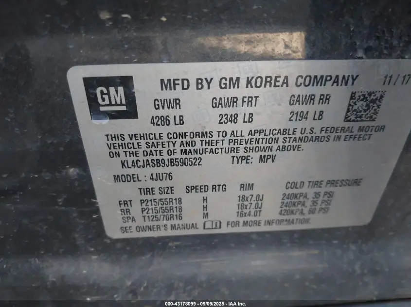 2018 BUICK ENCORE PREFERRED