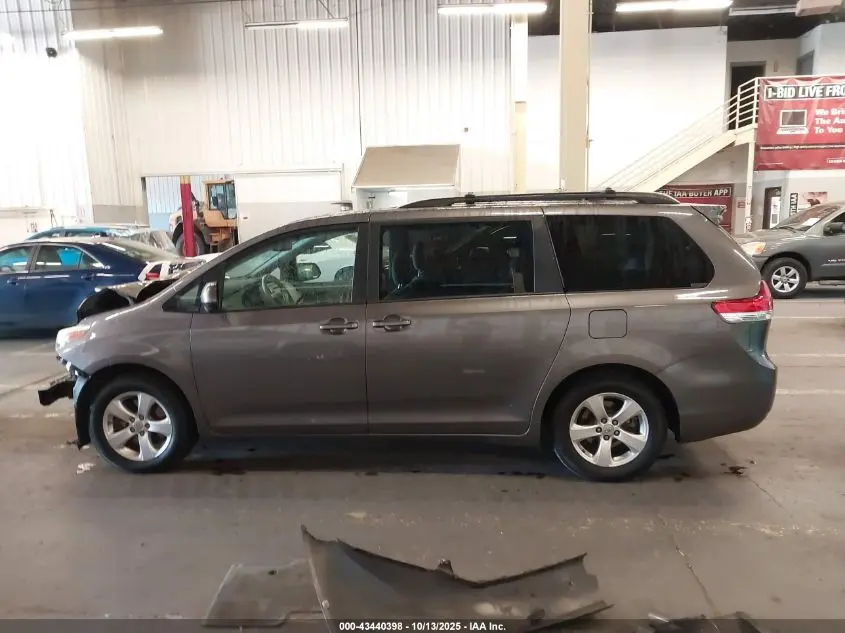 2014 TOYOTA SIENNA LE V6 8 PASSENGER