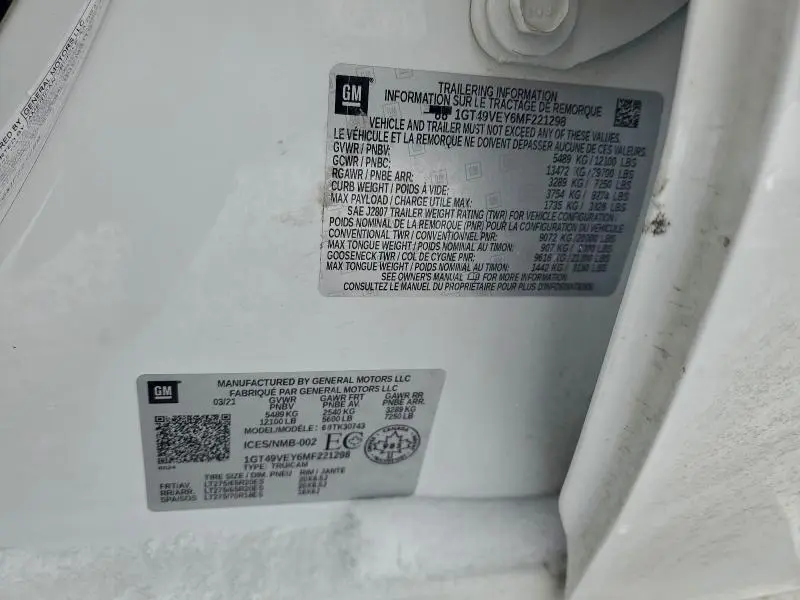 2021 GMC SIERRA K3500 AT4  