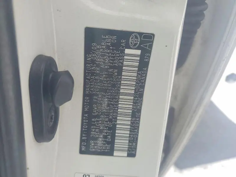 2010 TOYOTA COROLLA BASE  