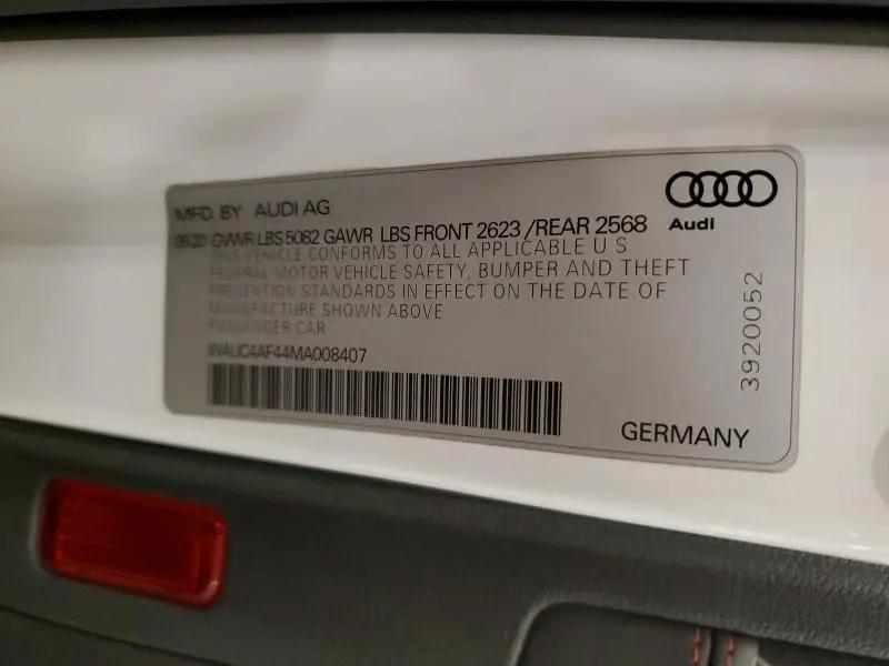 2021 AUDI S4 PRESTIGE  