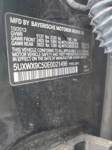 2014 BMW X3 XDRIVE28I  