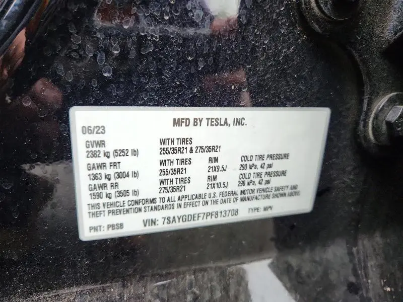 2023 TESLA MODEL Y   