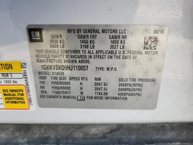 2017 GMC ACADIA LIMITED SLT-2  