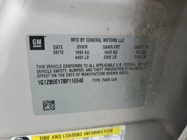 2011 CHEVROLET MALIBU LS  