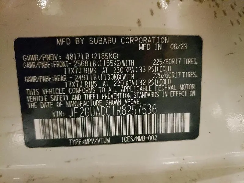 2021 SUBARU CROSSTREK PREMIUM  