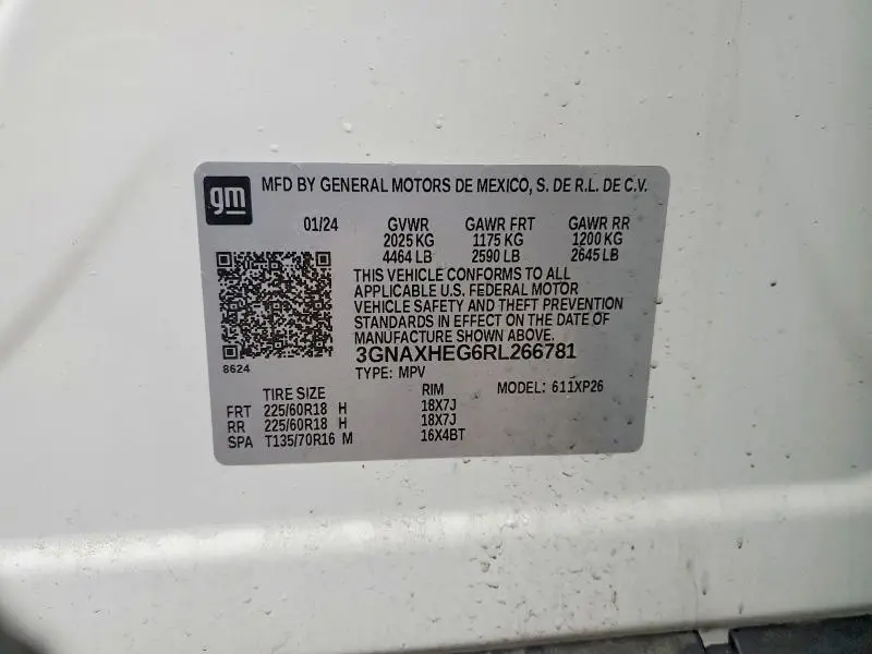 2024 CHEVROLET EQUINOX LS  