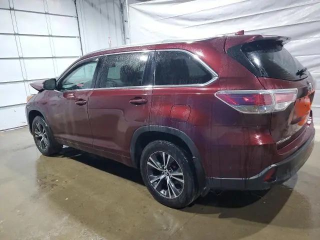 2016 TOYOTA HIGHLANDER XLE  