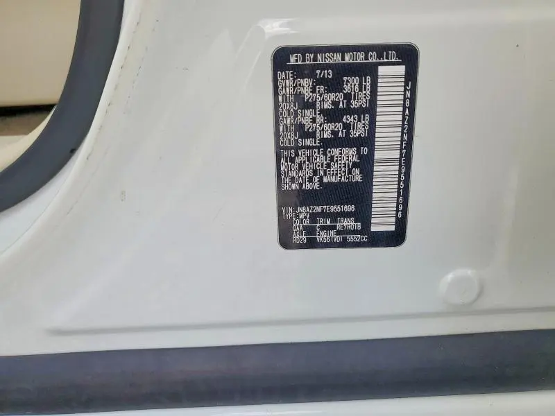 2014 INFINITI QX80 BASE  
