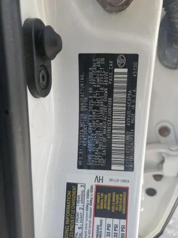 2018 TOYOTA AVALON HYBRID  