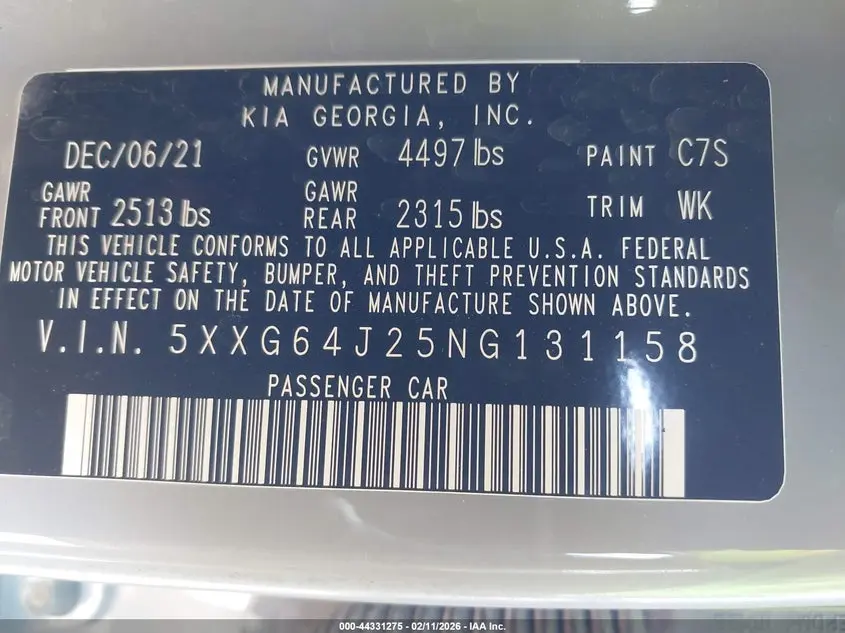 2022 KIA K5 GT-LINE