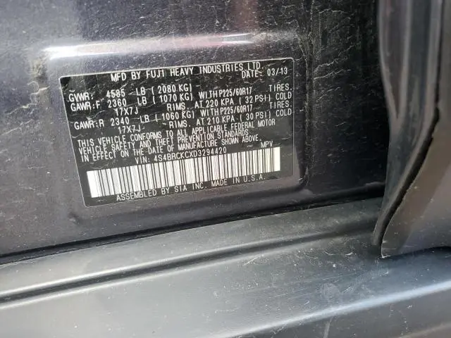 2013 SUBARU OUTBACK 2.5I LIMITED  
