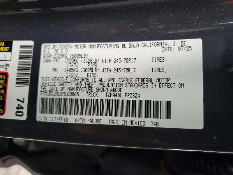 2025 TOYOTA TACOMA DOUBLE CAB  