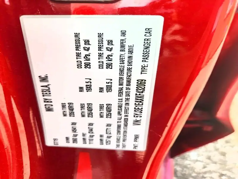 2019 TESLA MODEL 3   