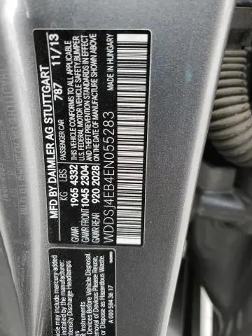 2014 MERCEDES-BENZ CLA 250  