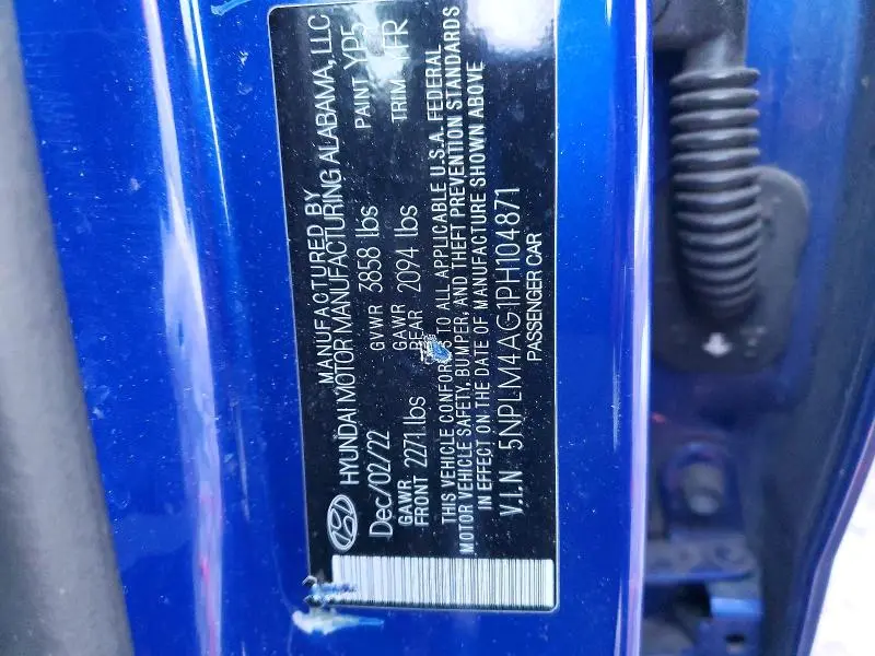 2023 HYUNDAI ELANTRA SEL  