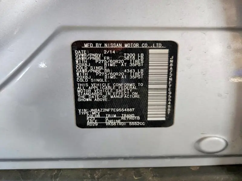 2014 INFINITI QX80 BASE  