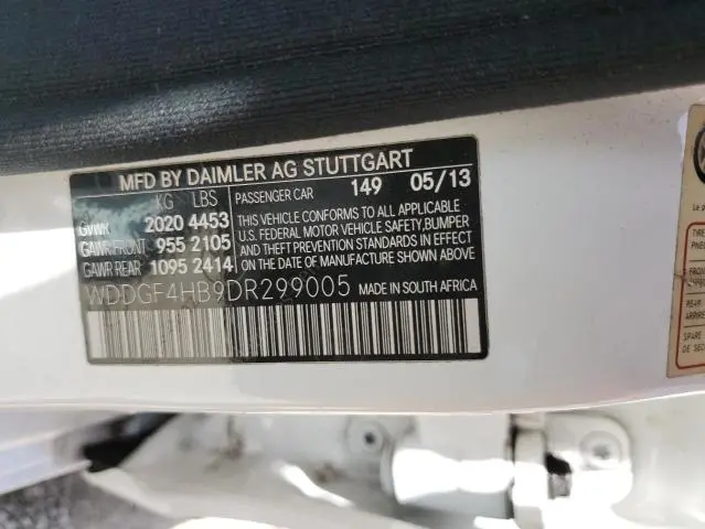 2013 MERCEDES-BENZ C 250  