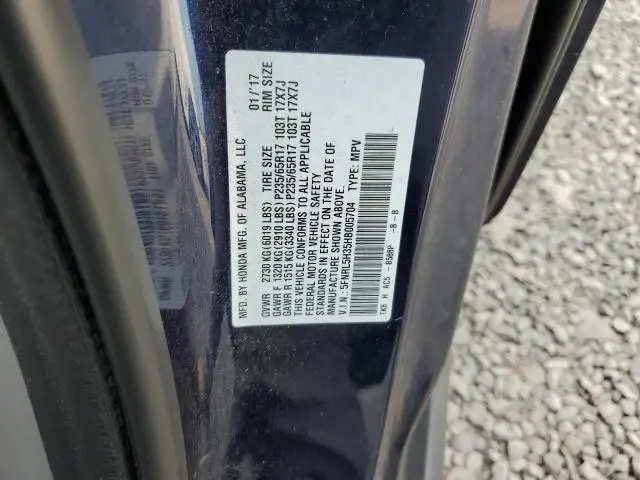 2017 HONDA ODYSSEY SE  