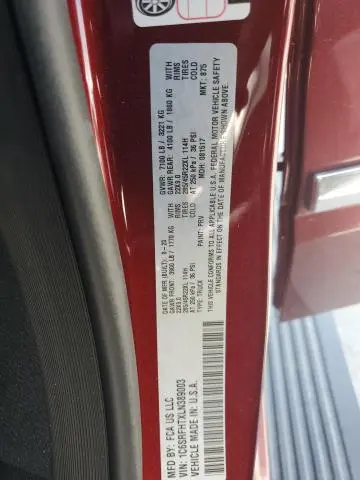 2020 RAM 1500 LIMITED  