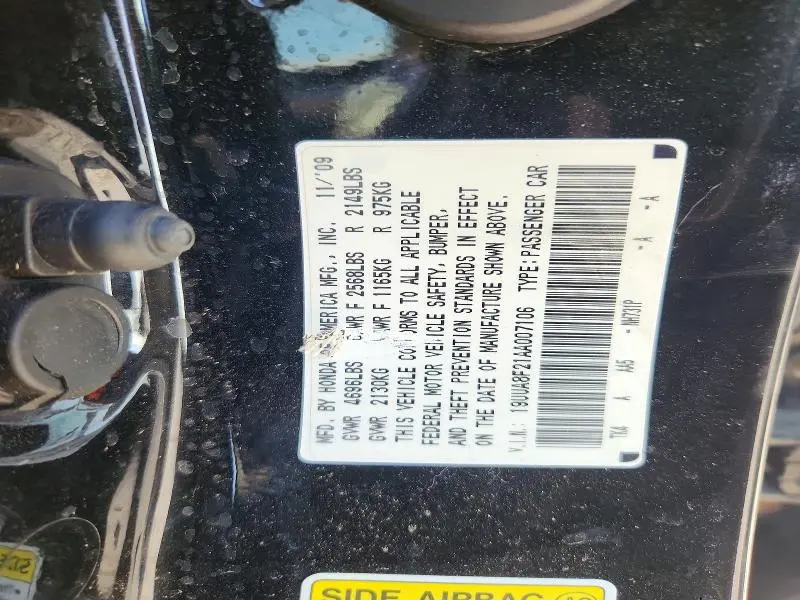 2010 ACURA TL   