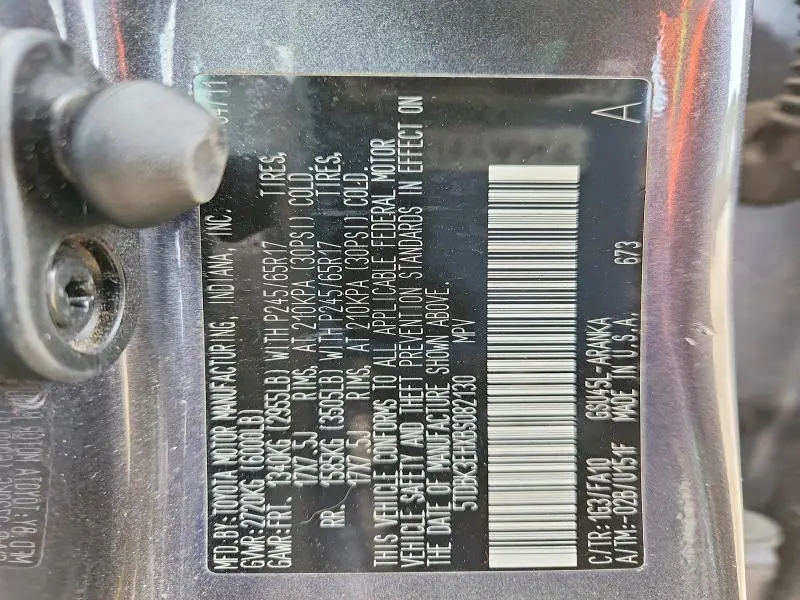 2011 TOYOTA HIGHLANDER BASE  