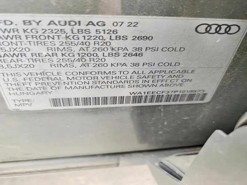 2023 AUDI Q3 PREMIUM PLUS S LINE 45  