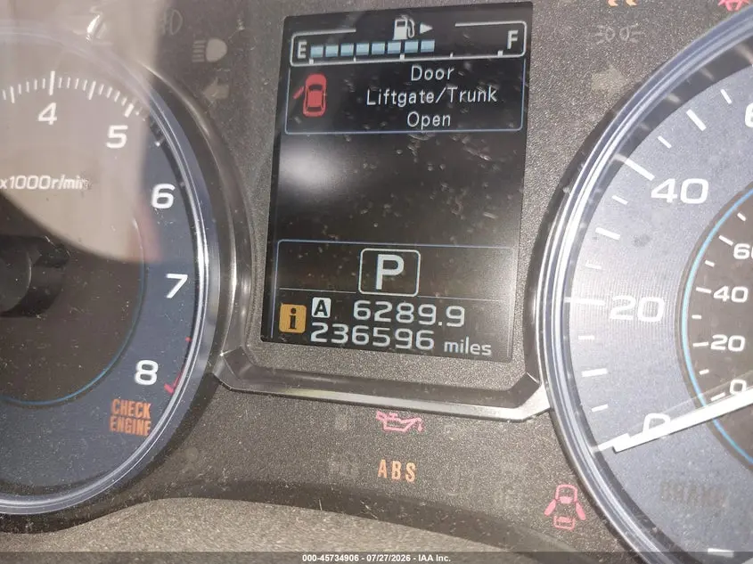 2016 SUBARU CROSSTREK 2.0I LIMITED