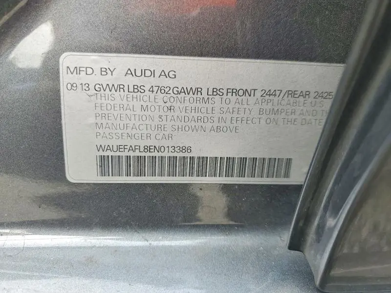 2014 AUDI A4 PREMIUM PLUS  