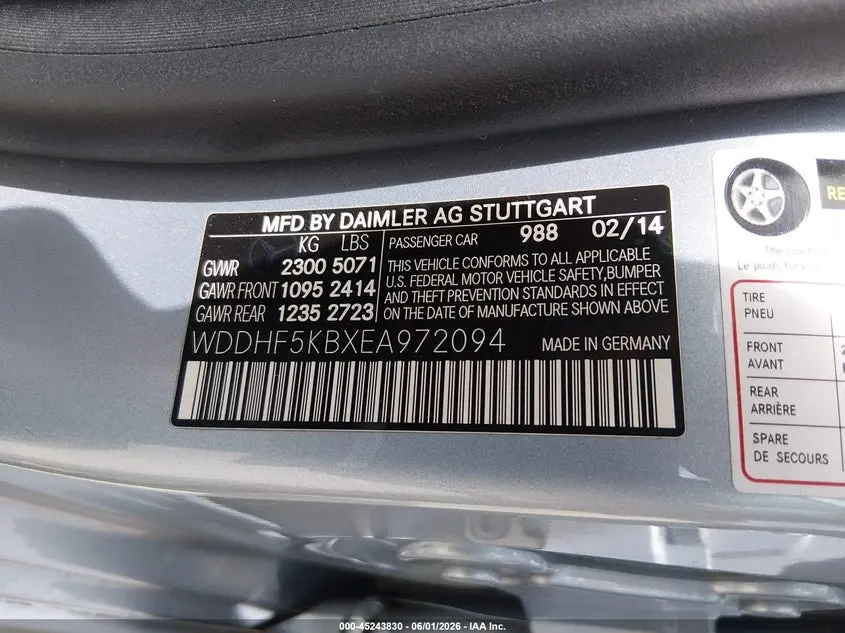 2014 MERCEDES-BENZ E 350  