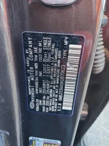 2019 HYUNDAI TUCSON LIMITED  