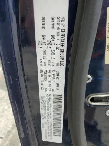 2012 JEEP COMPASS LATITUDE  