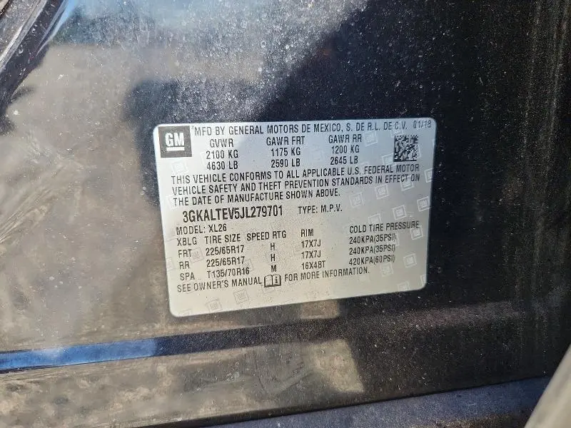 2018 GMC TERRAIN SLE  