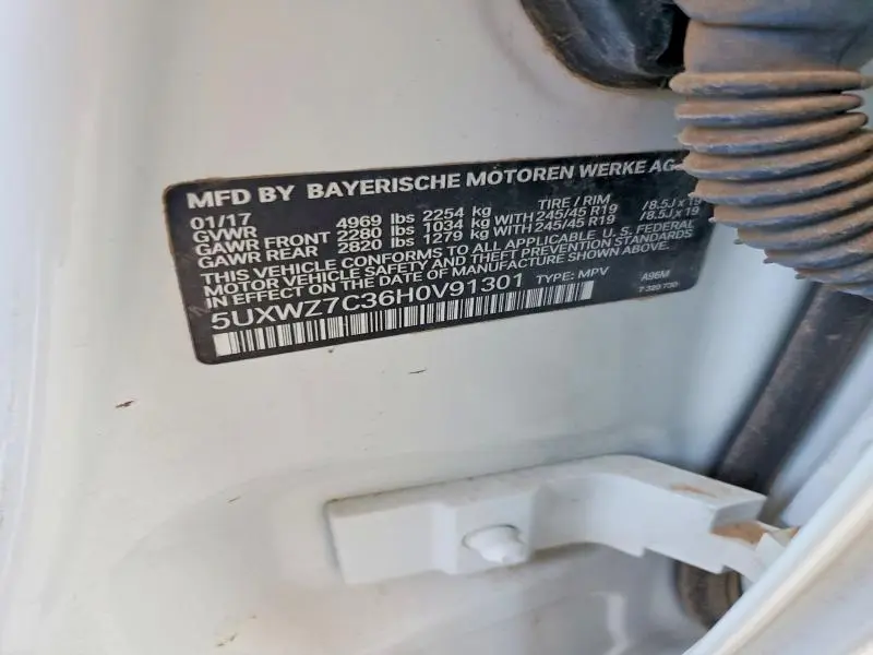 2017 BMW X3 SDRIVE28I  