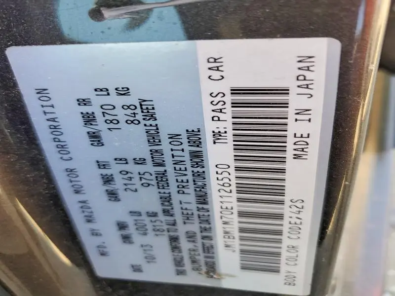 2014 MAZDA 3 GRAND TOURING  