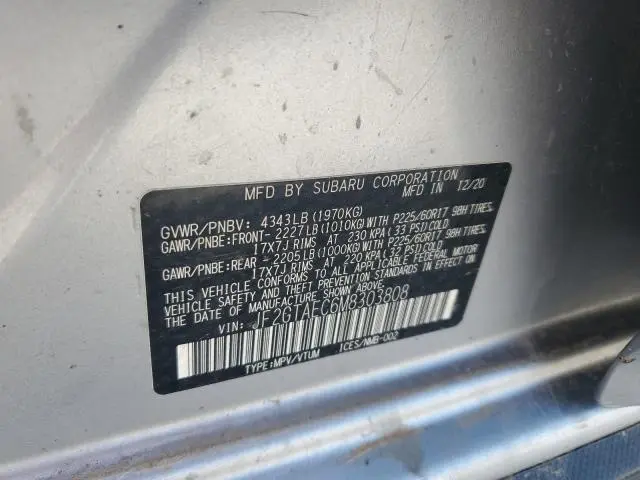 2021 SUBARU CROSSTREK PREMIUM  