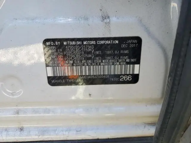 2018 MITSUBISHI OUTLANDER SE  